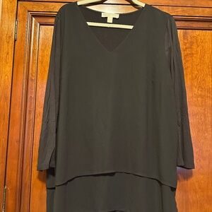 Michael Kors Women's Double Hem Top XL